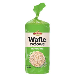 Eurowafle Naturalne wafle ryżowe 100 g