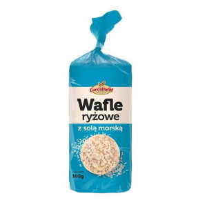 Eurowafle Wafle ryżowe z sólą morską 100 g