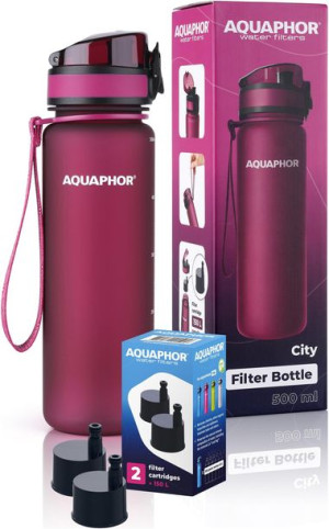 Butelka Filtrująca Bidon Aquaphor 0.5 L + 3 Filtry