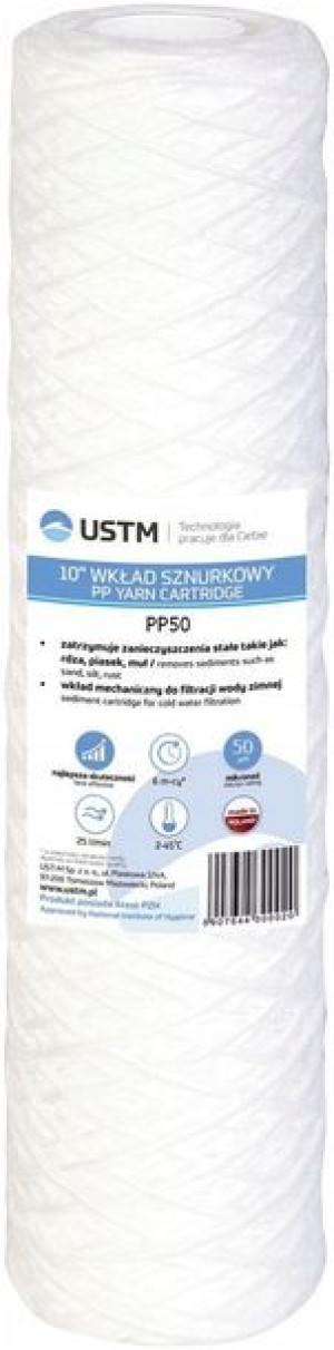 Filtr Do Wody Wkład 10 Sznurkowy 50 Mik. Pp50 Ustm