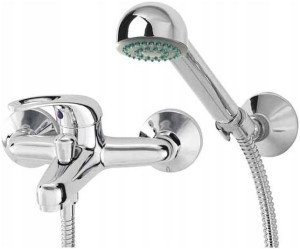 Bateria Wannowa Ścienna Chrom Diamond Fidżi