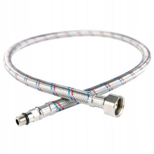 Wąż Wężyk W Oplocie Do Baterii Krótki M10 3/8 50cm