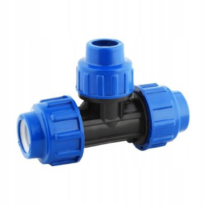 Trójnik Trojak Pe Skręcany Do Rur Fts 20mm
