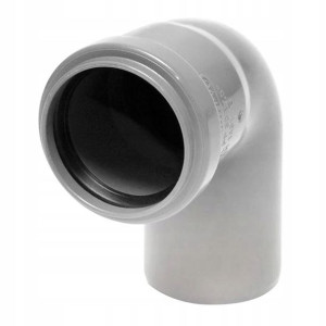 Kolano 90° 110 Mm Kanalizacyjne Wew. Szare Pcv Pp