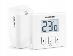 Głowica elektroniczna + regulator pokojowy AURATON
