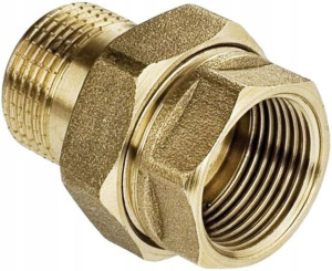 Śrubunek Mosiężny Mocny Z Oringiem 5/4 '' Prosty