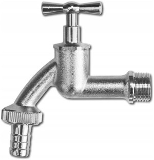 Kran ogrodowy 3/4 GZ 1" przyłącze 3/4"