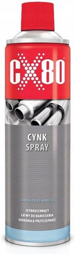 Cx80 Cynk Spray Ochrona Przed Korozją Rdzą 500ml