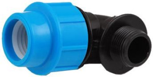 KOLANO 90st GZ 40 mm x 1" do rur PE PN20