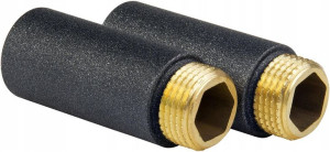 Przedłużka Mosiężna Grafit 1/2 X 20mm (2cm) 2 Szt.