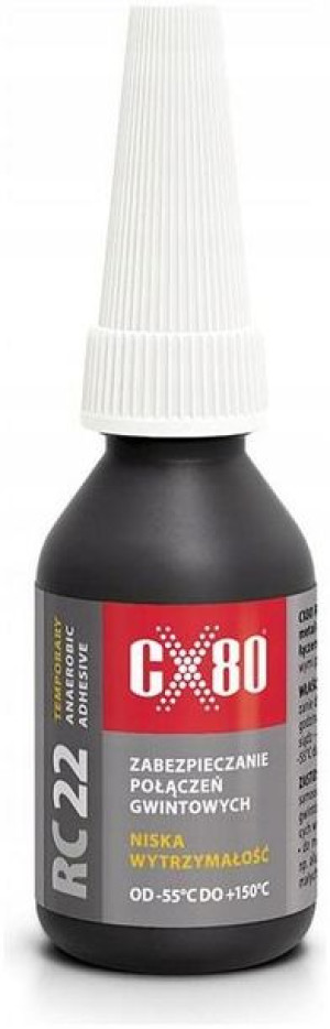 Cx80 Klej Anaerobowy Rc-22 Do Gwintów Metalu 10 Ml