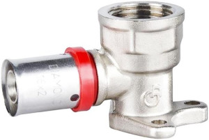 Kolano Z Łapkami Zaciskane Pex 20 X 1/2 Gw