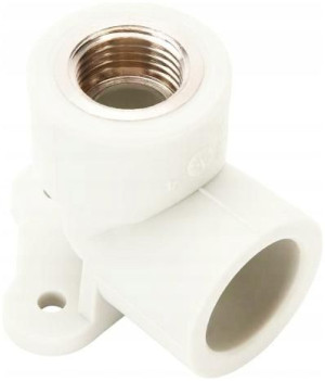 Kolano Z Łapkami Pp-r Polipropylen 90° 20 X 1/2 Gw