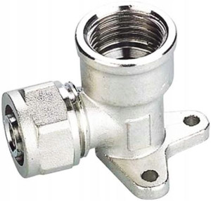 Kolano Skrętne Pex 20x1/2 Gw Z Łapkami Mocne