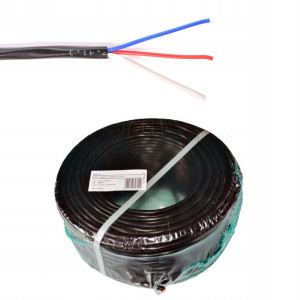 Przewód Elektryczny 3-żyłowy Ziemny 1,0mm X 100mb