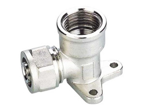 Kolano Skrętne Pex 16x1/2 Gw Z Łapkami Mocne