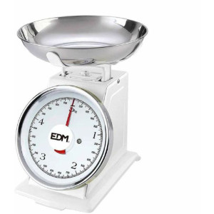Waga Łazienkowa Analogowa EDM Biały 5 kg (20,5 x 4 cm)