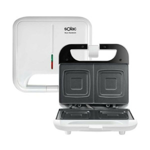 Opiekacz do kanapek z nieprzywierającą powłoką. Solac SD5053 750W Biały