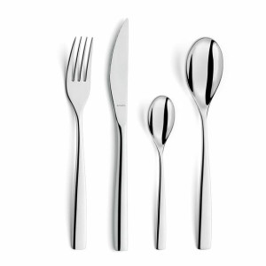 Zastawa stołowa Amefa Gaia Metal Stal (24 pcs)