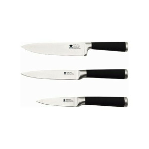 Zestaw noży Masterpro Foodies Stal nierdzewna (3 pcs)