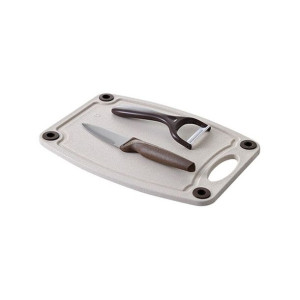 Zestaw Przyborów Kuchennych San Ignacio Natur Stal nierdzewna (3 pcs)
