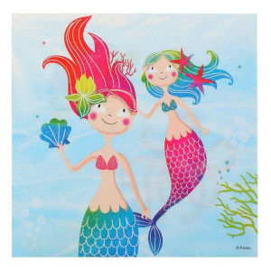 Serwetki Wielokolorowy 33 x 33 cm Syrena 20 Sztuk