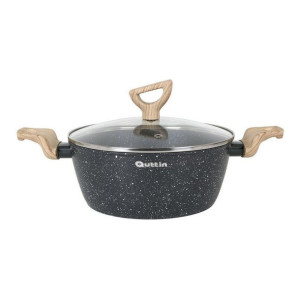 Garnek ze Szklaną Pokrywką Quttin Nature Kute aluminium (Ø 24 cm)