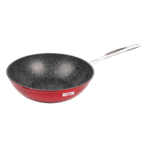 Patelnia Wok Quttin Majestic Czerwony (28 x 8 cm)