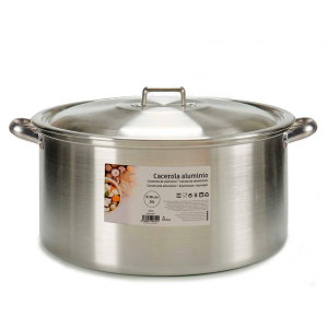 Garnek Srebro Aluminium Srebrzysty