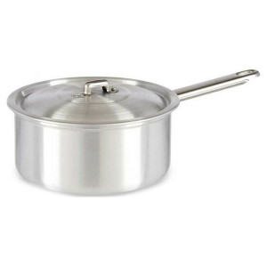 Garnek z Pokrywką Srebrzysty Aluminium 2 L (20 x 10 x 35 cm)