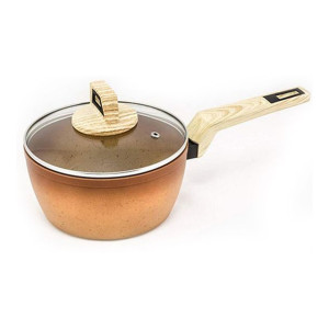 Garnek z Pokrywką Amercook Terakota (Ø 18 cm)