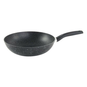 Patelnia Wok Secret de Gourmet Nature Czarny Stal kuta (Ø 28 cm)