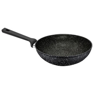 Patelnia Wok San Ignacio Czarny Aluminium black Kute aluminium (Ø 28 cm)