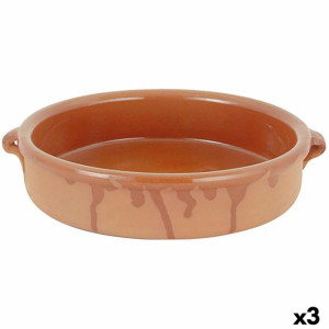 Garnek Ceramika Brązowy (Ø 28 cm) (3 Sztuk)