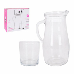 Set LAV Dzbanek Szklanki Szkło (7 pcs)