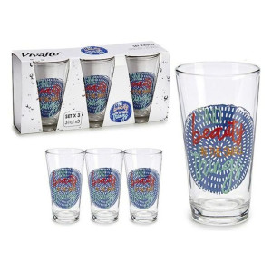 Zestaw kieliszków Vivalto 31 cl Przezroczysty Szkło (310 ml) (3 Części)
