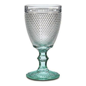 Kieliszek do wina Vivalto Turkusowy Szkło 330 ml (9 x 17 x 9 cm)
