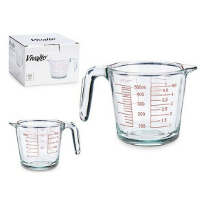 Dzbanek Pomiarowy Vivalto Przezroczysty Szkło 500 ml