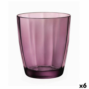 szklanka/kieliszek Bormioli Rocco Pulsar Fioletowy Szkło (6 Sztuk) (305 ml)