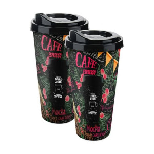 Kubek z pokrywką Titiz 3D 650 ml