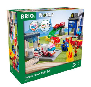 Brio Zestaw Deluxe Straż Pożarna i Policja 63602500