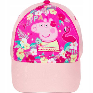 Czapka z daszkiem ŚWINKA PEPPA PEPA Różowa 54