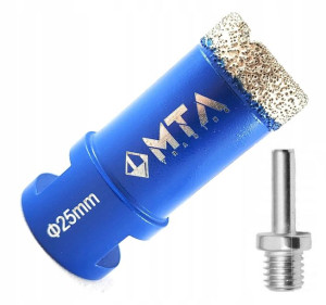 Wiertło Diamentowe 25mm Koronka Otwornica M14 Gres