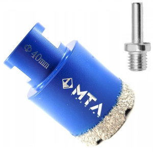 Wiertło Diamentowe 40mm Koronka Otwornica M14 Gres