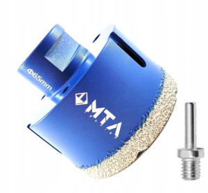 Wiertło Diamentowe 65mm Koronka Otwornica M14 Gres