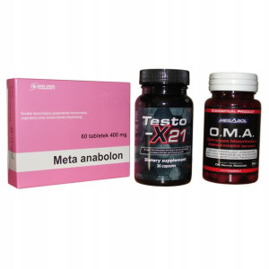 Meta + Testo - X 21+ Oma na masę i siłę mięśnie