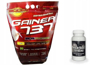 MSR-435 Extreme + Gainer 737 mocny zestaw na masę