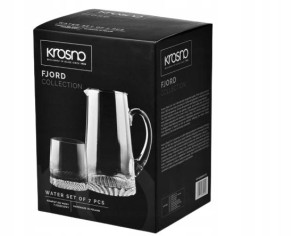 Szklanki z dzbankiem KROSNO FJORD 7 el komplet