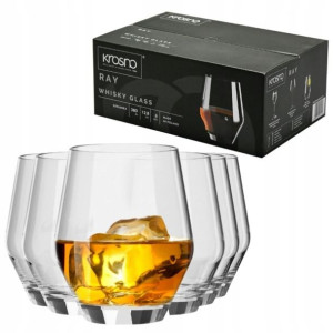 Szklanki do whisky drinków Krosno Ray 6szt 380ml
