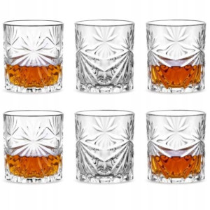 Szklanki do whisky BOHEMIA kryształowe FIORE 6 szt